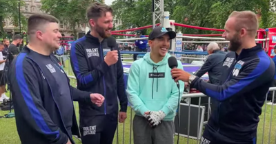 Belfast boxing fan lands 'dream job' to get one over famous pals