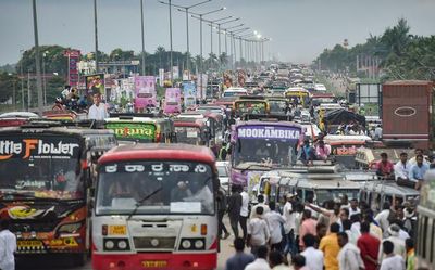 Traffic held up for hours
