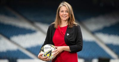 Scottish women's football boss Aileen Campbell hails Ayr United for joint men's and ladies team shoot