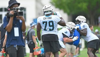 Panthers HC Matt Rhule: OT Ikem Ekwonu ‘has a long way to go’