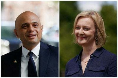 Sajid Javid backs Liz Truss for PM as new polls give her clear lead over Rishi Sunak