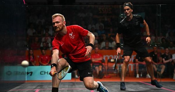 Wales' Joel Makin takes silver in squash at Commonwealth Games