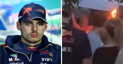 Max Verstappen "disgusted" by videos of Lewis Hamilton merchandise being burned by fans