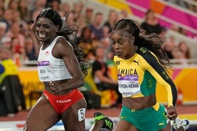 Commonwealth Games: Daryll Neita claims bronze in women’s 100m final as Elaine Thompson-Herah wins gold