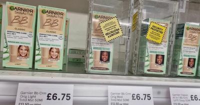 Tesco put security tags on make-up for dark skin - but not lighter tones