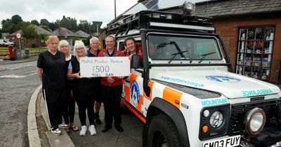 Moffat Mountain Rescue Team gets helping hand from Dumfries Community Champion