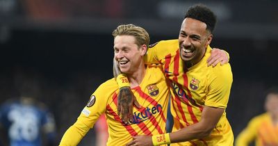 Chelsea plan shock double Barcelona transfer for Frenkie De Jong and Pierre-Emerick Aubameyang