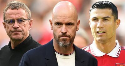 Erik ten Hag fully agrees with Ralf Rangnick on "unacceptable" Cristiano Ronaldo problem