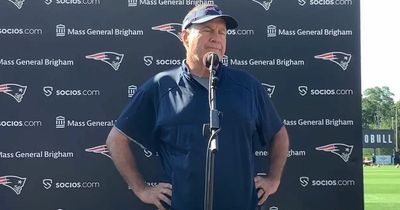 Patriots coach Bill Belichick offers frosty response to Miami's Tom Brady tampering fine