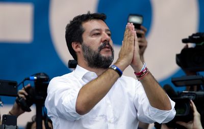 Italy's Salvini puts focus on migration ahead of Sept. vote