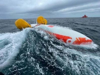 French sailor survives 16 hours in capsized boat in Atlantic Ocean