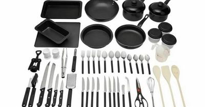 Argos slashes 50% off this 50-piece kitchen set that's perfect for 'back to uni'