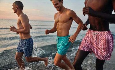 Lads! Make a splash in sustainable swimwear