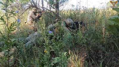 Ukrainian Special Forces Snipers Take Out Russian Troops