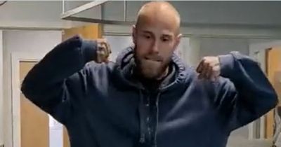 Scots footballer 'grateful to be alive' as he takes first steps after brain surgery