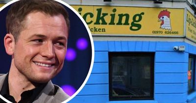 The Aberystwyth chicken shop Taron Egerton says is as good as any restaurant in London or Hollywood