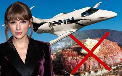 Taylor Swift fans pledge to give up eating beef amid private jet controversy