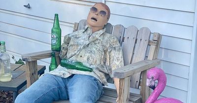 'I'm sick of nosy neighbours so I staged accident scene in garden to scare them'