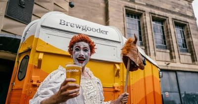 Edinburgh's Gilded Balloon features new pop-up bar for Festival Fringe - a horse trailer