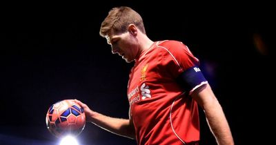Steven Gerrard apologised to opposition striker before scoring free-kick winner for Liverpool