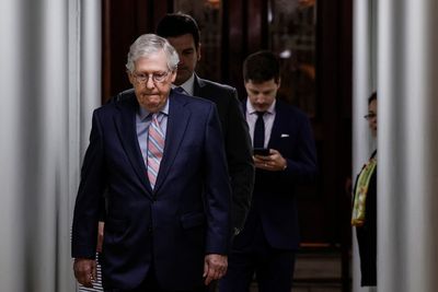 McConnell doesn’t answer directly when asked if Manchin and Schumer ‘played’ him