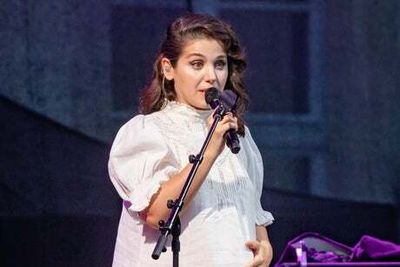 Katie Melua pregnant with first child as she unveils baby bump on tour