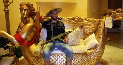 Inside the family homes of Colonel Gaddafi with golden gun and statue of daughter