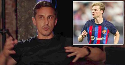 Gary Neville accuses Barcelona of “bullying” Frenkie de Jong as war of words continues