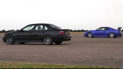 Watch How A Nissan R34 GT-R Competes Against A BME E39 M5 In A Drag Race