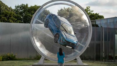 New Peugeot 408 Encased In A Rotating Sphere Is Odd Automotive Art