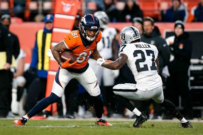 Broncos lose leading receiver Tim Patrick for season