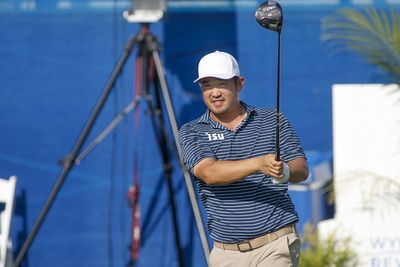 John Huh rides ‘kind of strange’ round to career-low 61 for lead at Wyndham Championship