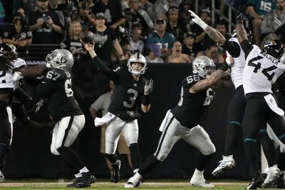 Jarrett Stidham takes it himself for the Raiders touchdown