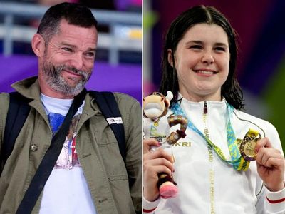 Andrea Spendolini-Sirieix dives to gold as celebrity dad Fred watches with pride