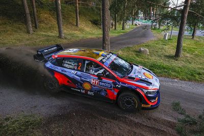 WRC Finland: Solberg retires after violent roll, Tanak leads