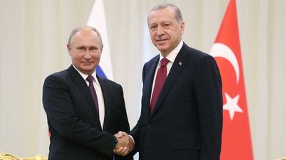 Turkey's Erdogan due in Russia to 'sound out' Putin on Ukraine and Syria