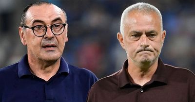 Maurizio Sarri explains "big f***ing difference" between himself and Jose Mourinho