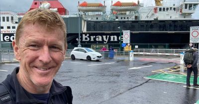 Tim Peake in Scotland as astronaut shares smiling snap at ferry port after hiking on Isle of Mull