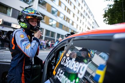 Roll cage damage forces Solberg out of WRC Rally Finland