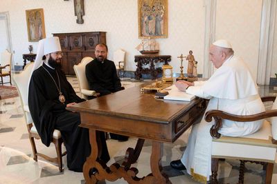 Pope meets Russian Orthodox number two ahead of meeting with Patriarch