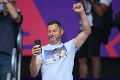 First Dates star Fred Sirieix leads cheers as daughter wins diving gold