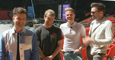 Westlife make cheeky dig at Louis Walsh as he turns 70 ahead of sell-out Wembley gig