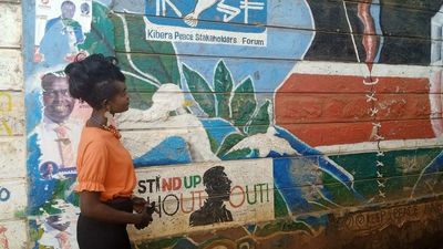 Kibera’s talking walls use art to spread peace during elections