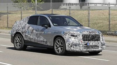Mercedes-AMG GLC 63 Coupe Spied, Can’t Hide Performance Upgrades