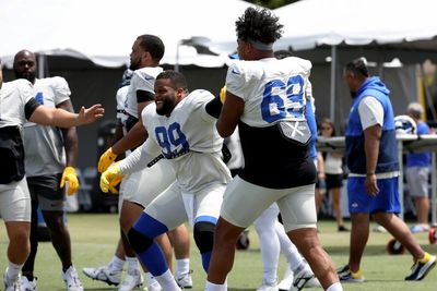 Aaron Donald explains viral drill that made it look like he was choking a teammate