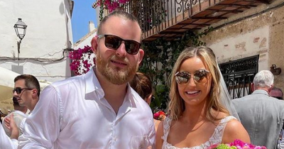 Ireland prop Finlay Bealham marries girlfriend Sarah Burke in beautiful Spain ceremony