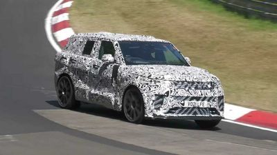 Land Rover Range Rover Sport SVR Spied Lapping The Nurburgring