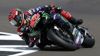 Quartararo heads practice for British MotoGP in spite of 'long laps'