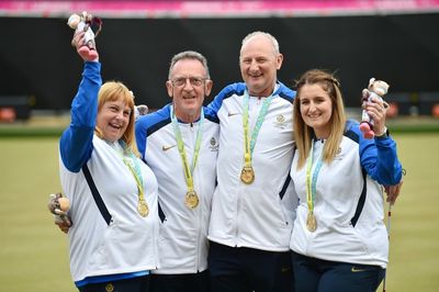 ‘It’s a dream’: George Miller becomes oldest Commonwealth Games medallist as Scotland clinch bowls gold