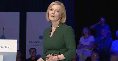 Liz Truss heckled by protesters shouting 'shame on you' at Tory hustings